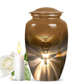  catholic urn for adult ashes, customizable 