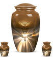  catholic urn for adult ashes, customizable 