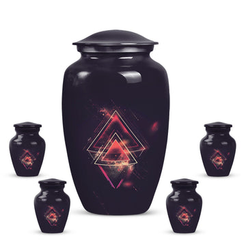 Large Urn with 4 Small Urn