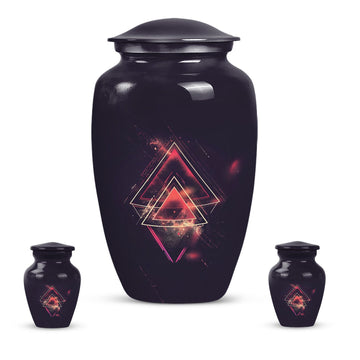 Large Urn with 2 Mini Urn