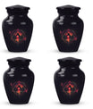 Classic 10-inch Catholic urn for dad's cremation,