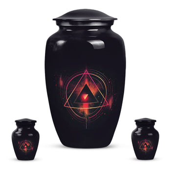 Large Urn with 2 Mini Urn