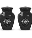 Classic 10-inch Catholic urn for funeral cremation ashes