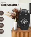 Classic 10-inch Catholic urn for funeral cremation ashes