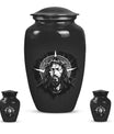 Classic 10-inch Catholic urn for funeral cremation ashes