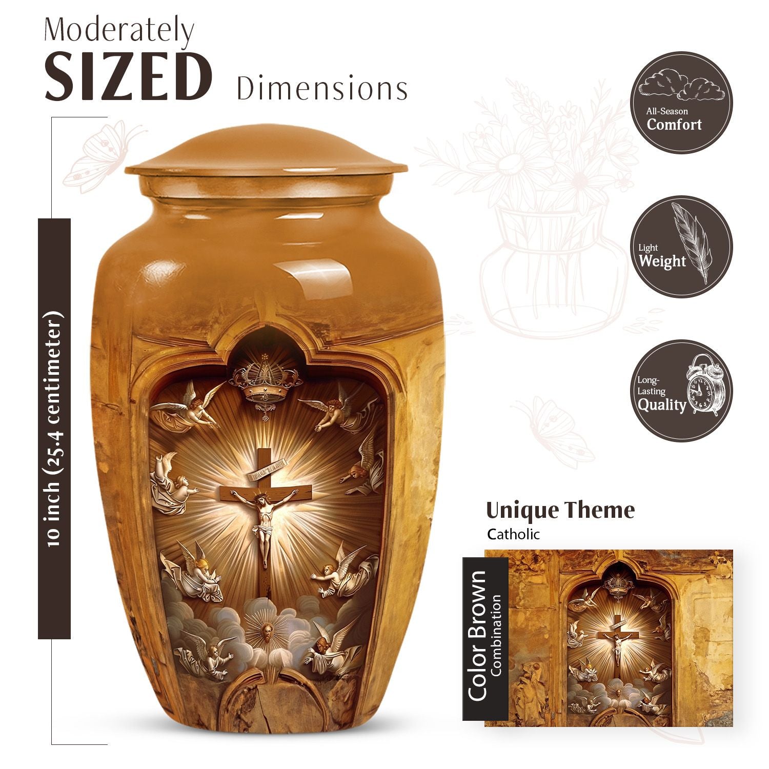 catholic burial urn.