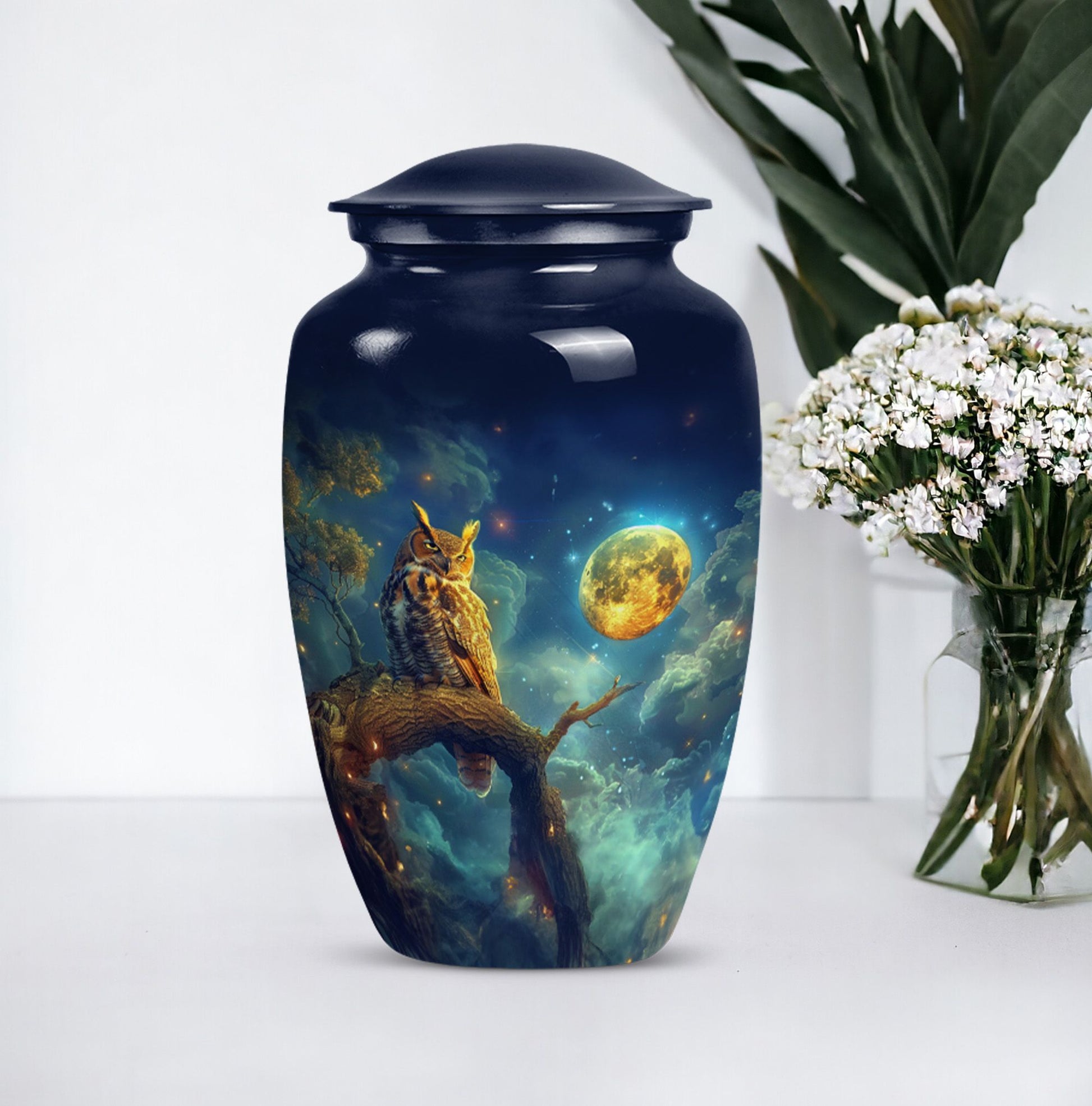 10-inch classic owl urn 