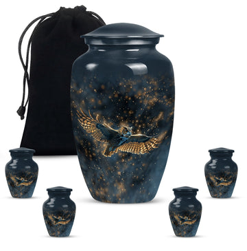 Large Urn with 4 Small Urn