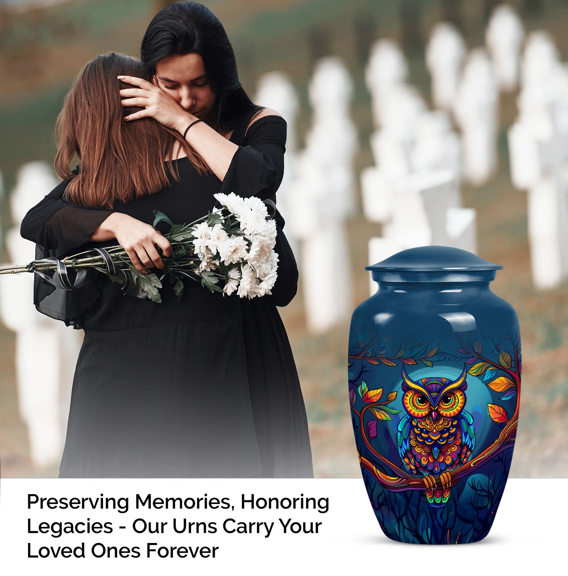 owl urn for women ashes