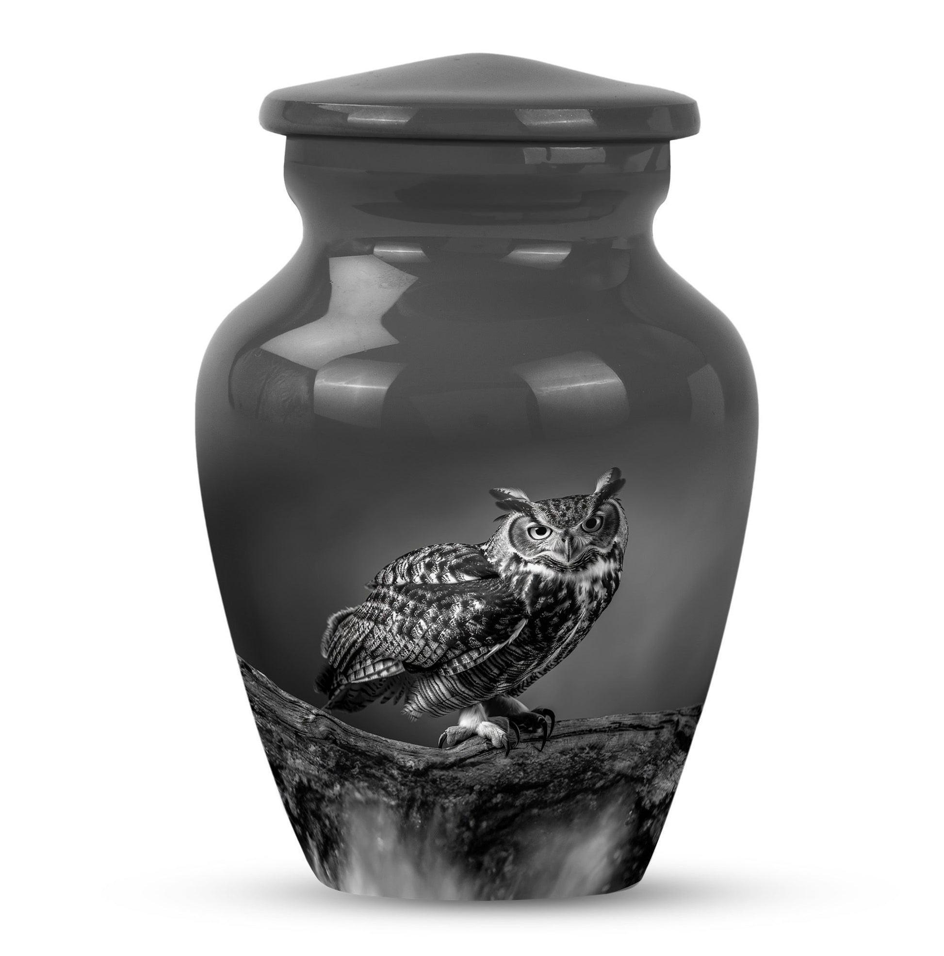 classic owl urn for male adults ashes