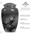 classic owl urn for male adults ashes