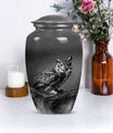 classic owl urn for male adults ashes