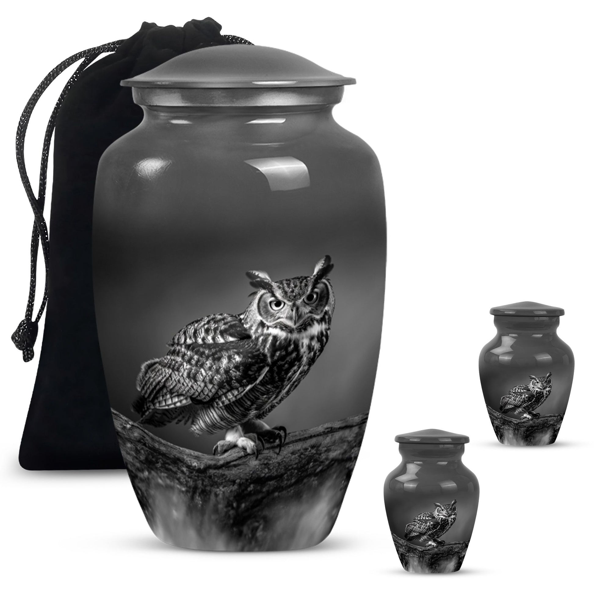 classic owl urn for male adults ashes