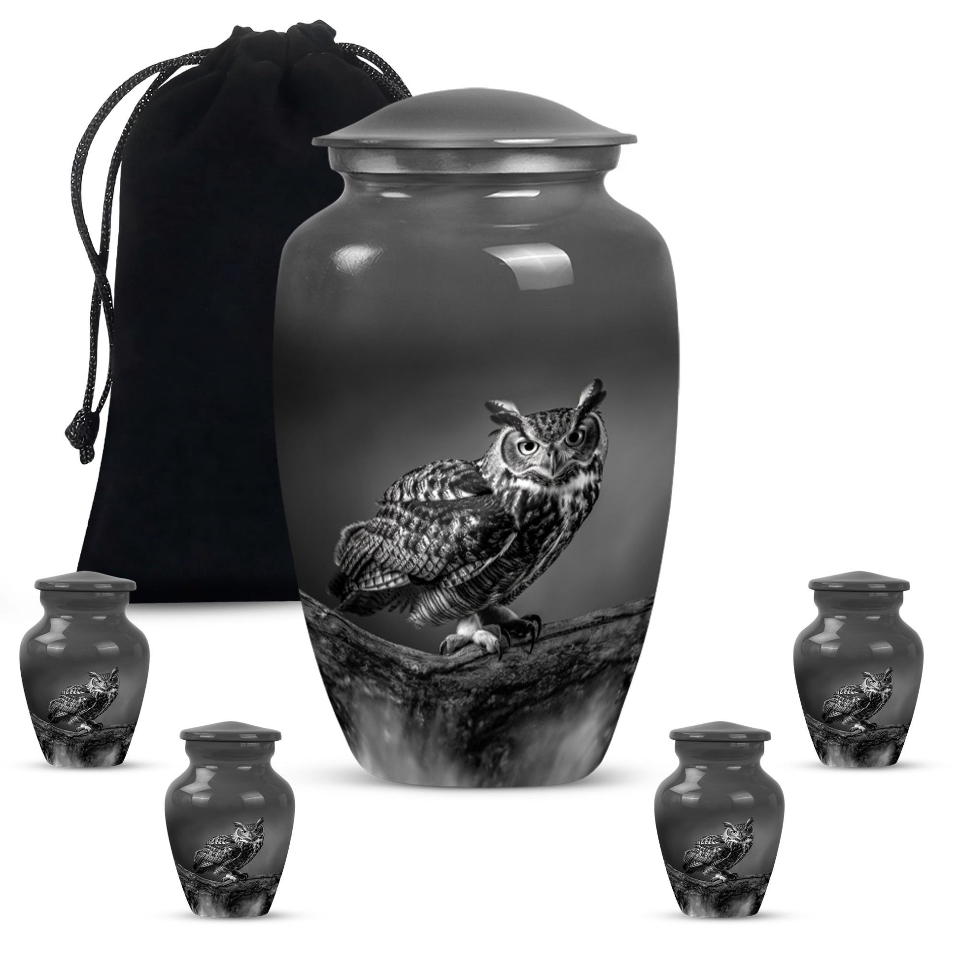 classic owl urn for male adults ashes