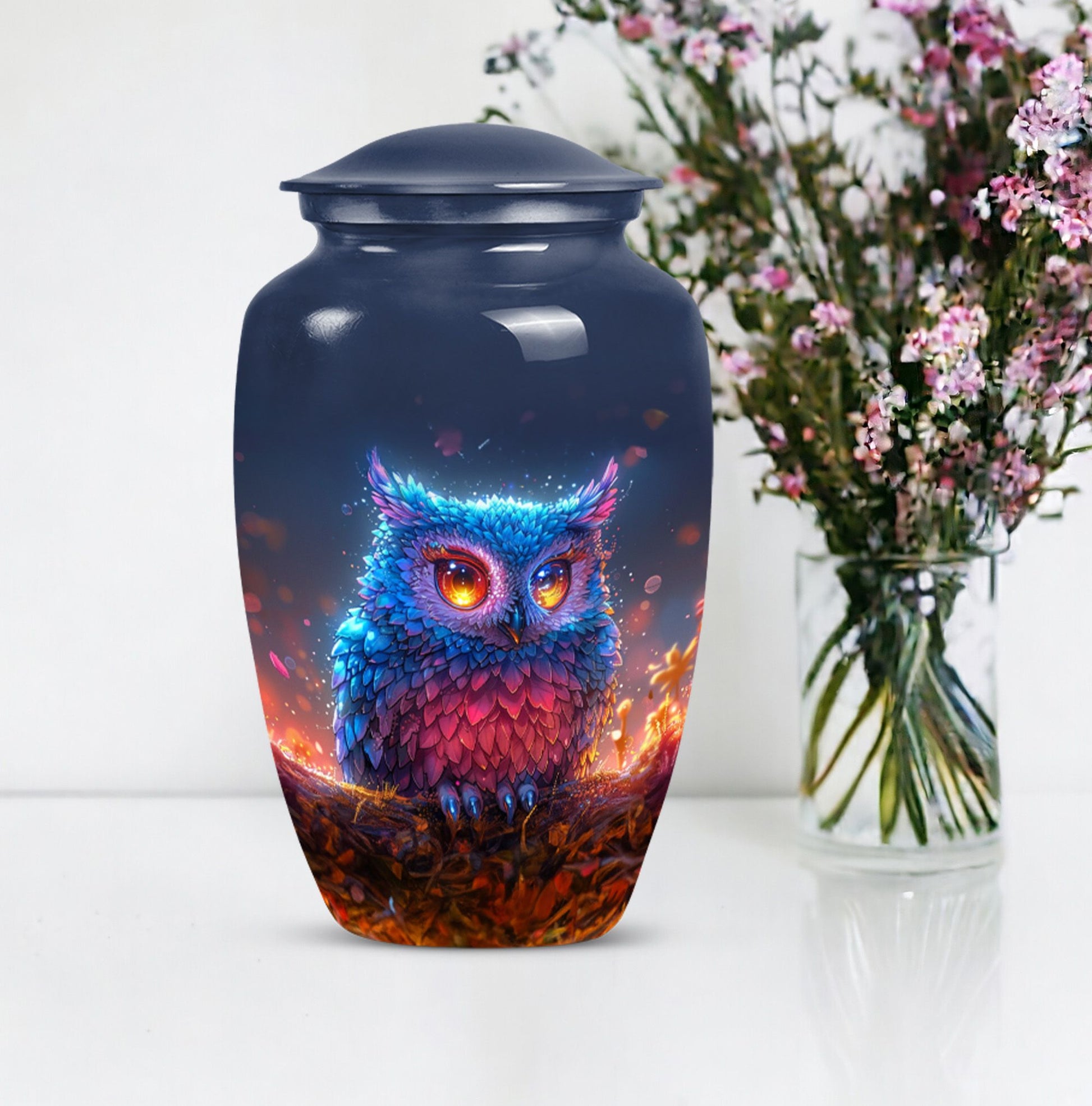 Classic 10 inch owl urn for adult