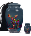 moose walking urn for ashes.