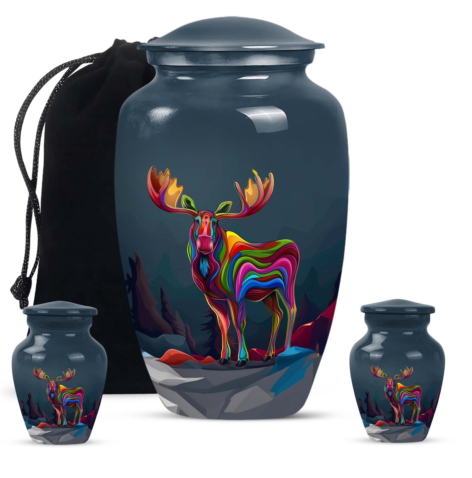 moose walking urn for ashes.