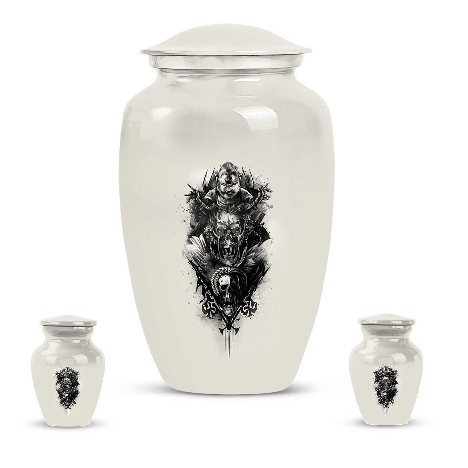 classic catholic urn for cremation.