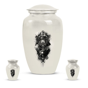 Large Urn with 2 Mini Urn