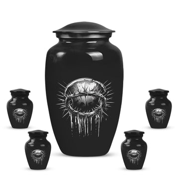 Large Urn with 4 Small Urn