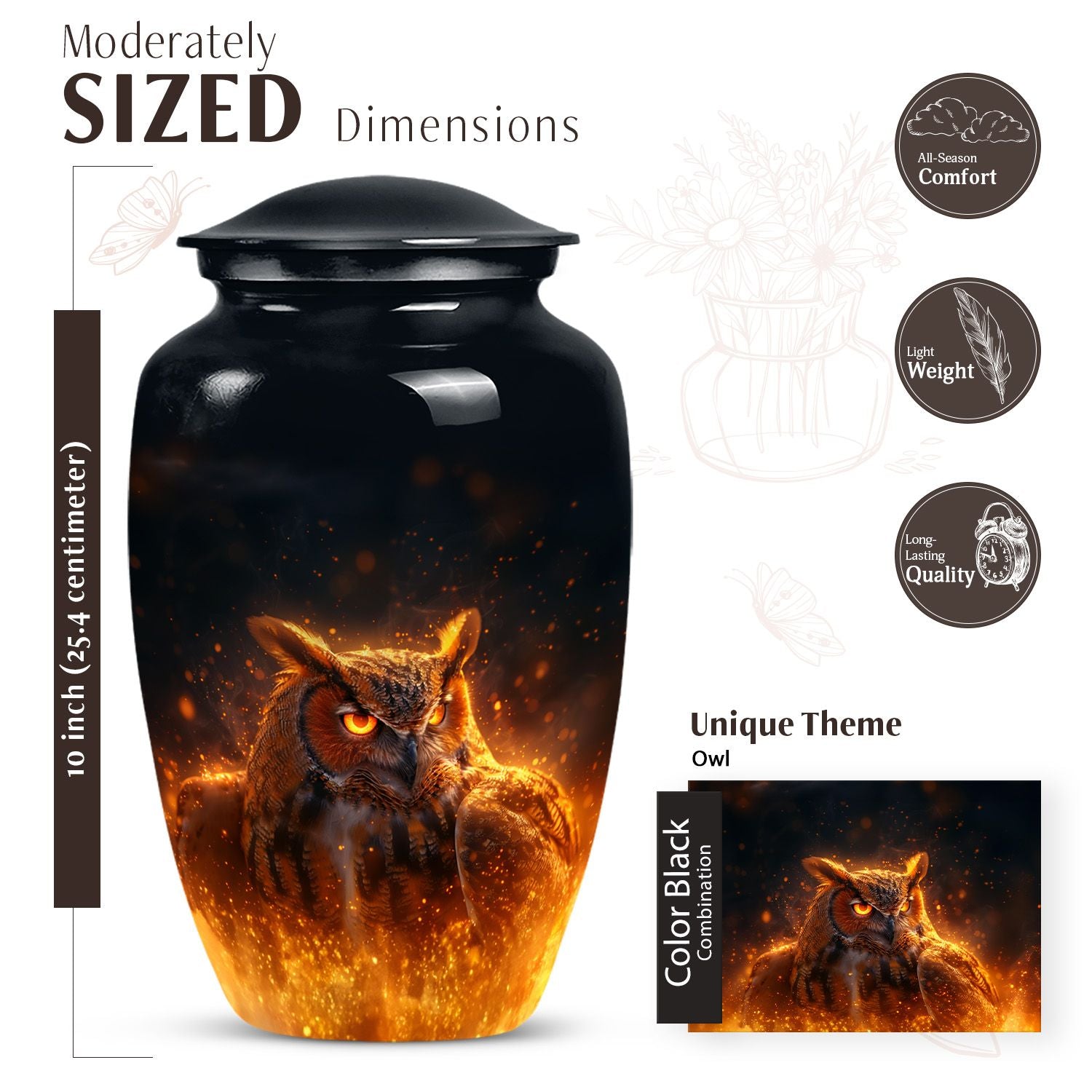  large cremation urn for ashes