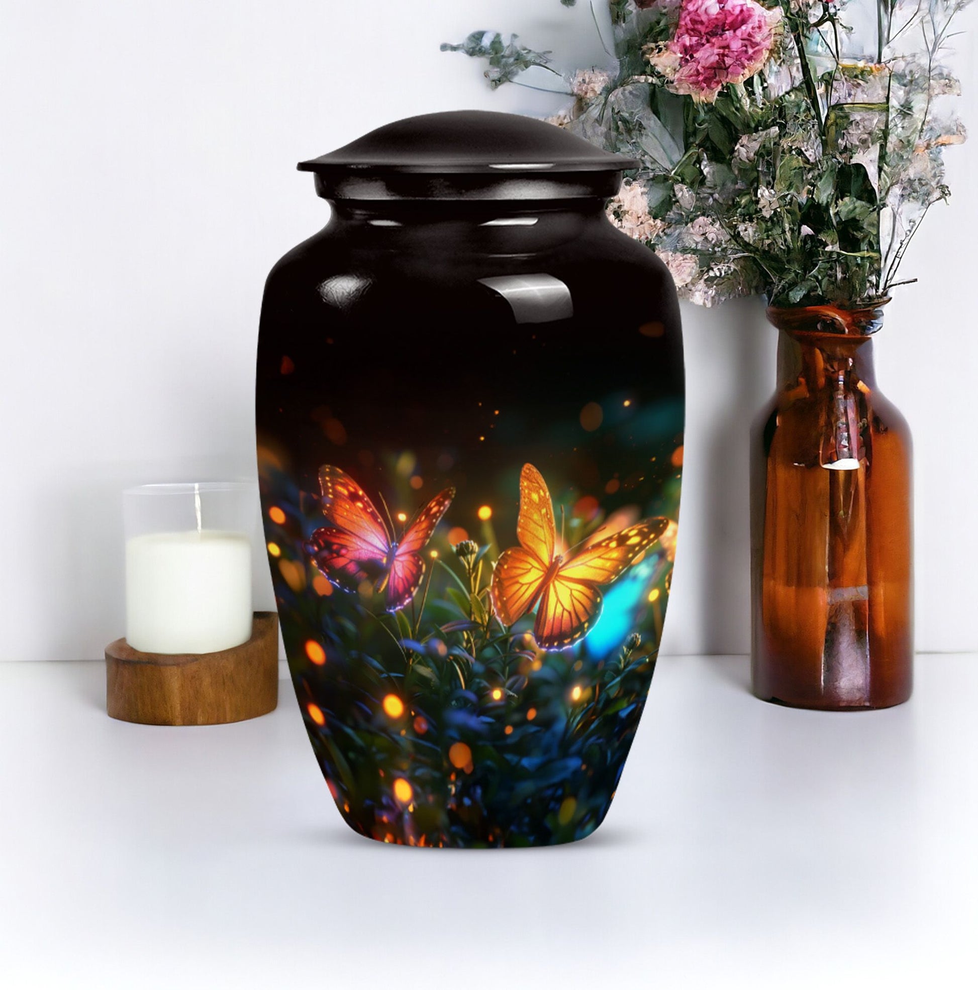 classic design butterfly urn.