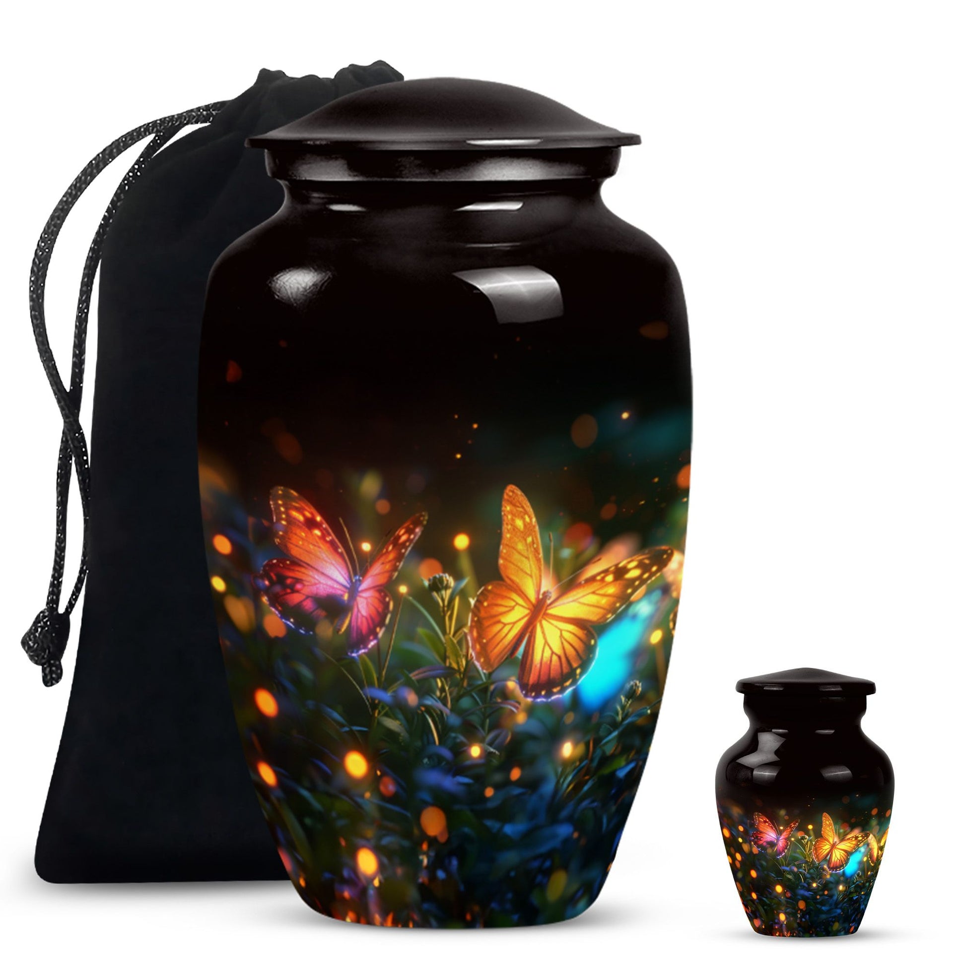 classic design butterfly urn.