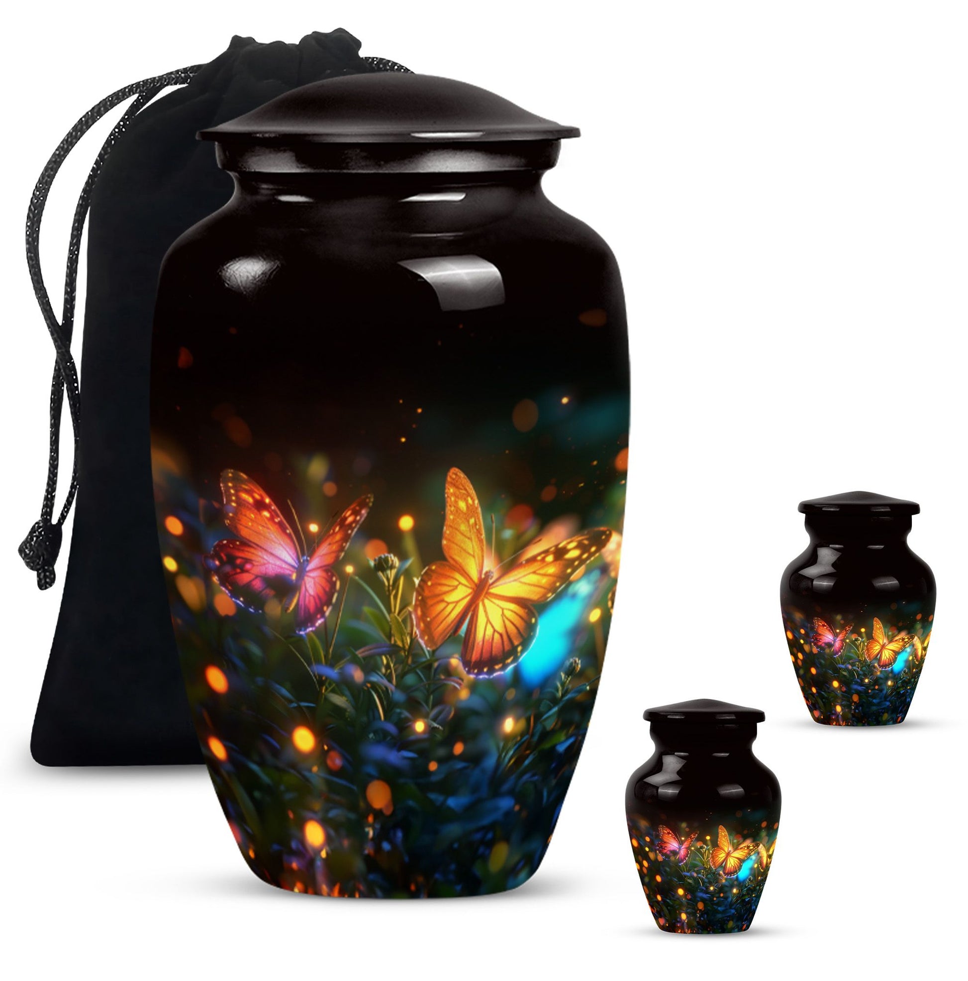 classic design butterfly urn.