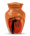 classic basketball urn for men's ashes.