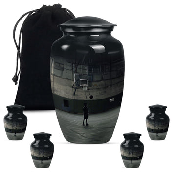 Large Urn with 4 Small Urn