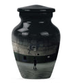 10-inch basketball urn made from aluminium.