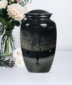 10-inch basketball urn made from aluminium.