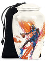 classic abstract basketball urn for memorialization.