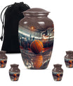 10-inch classic basketball urn for mom, 