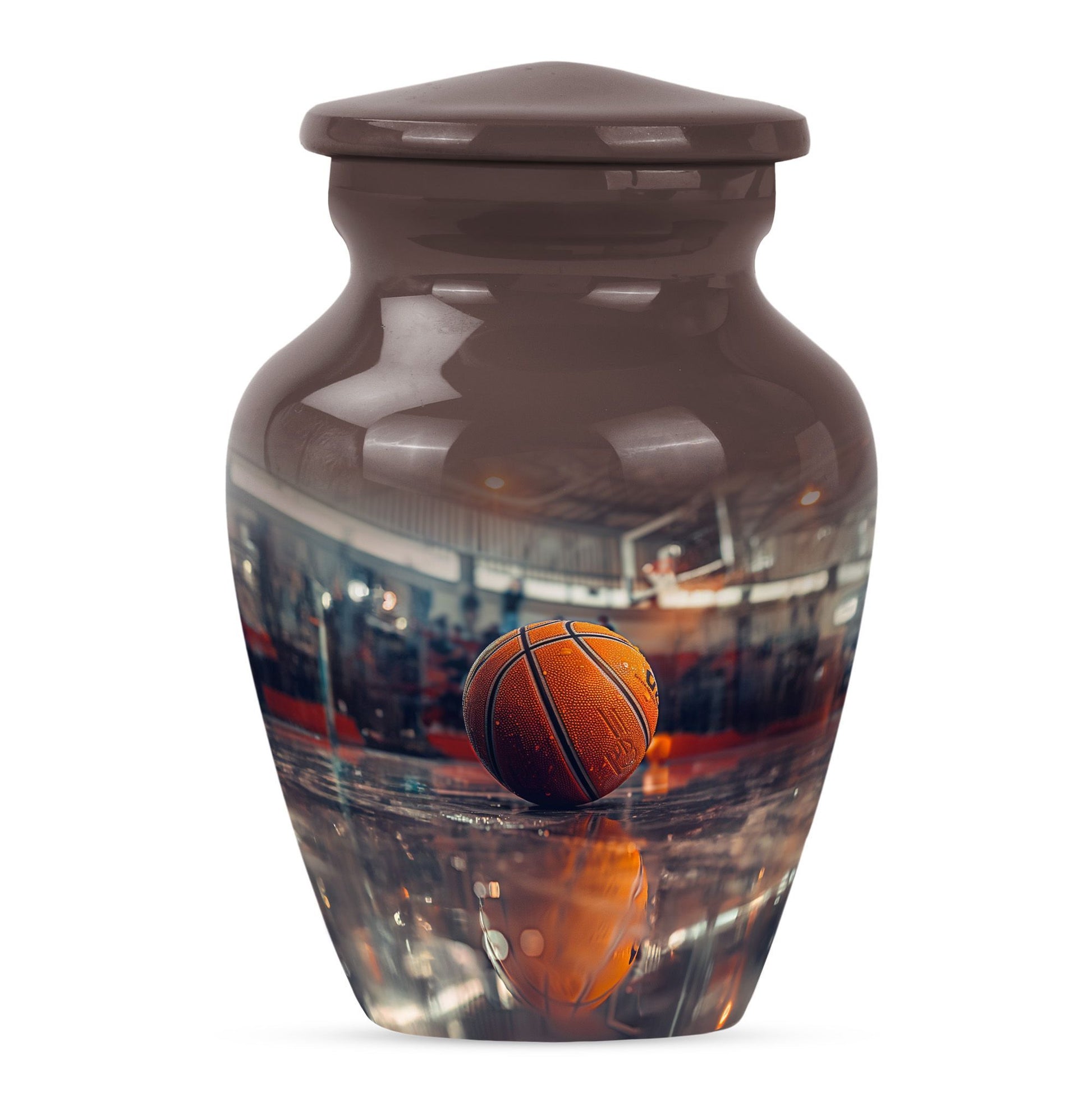 10-inch classic basketball urn for mom, 