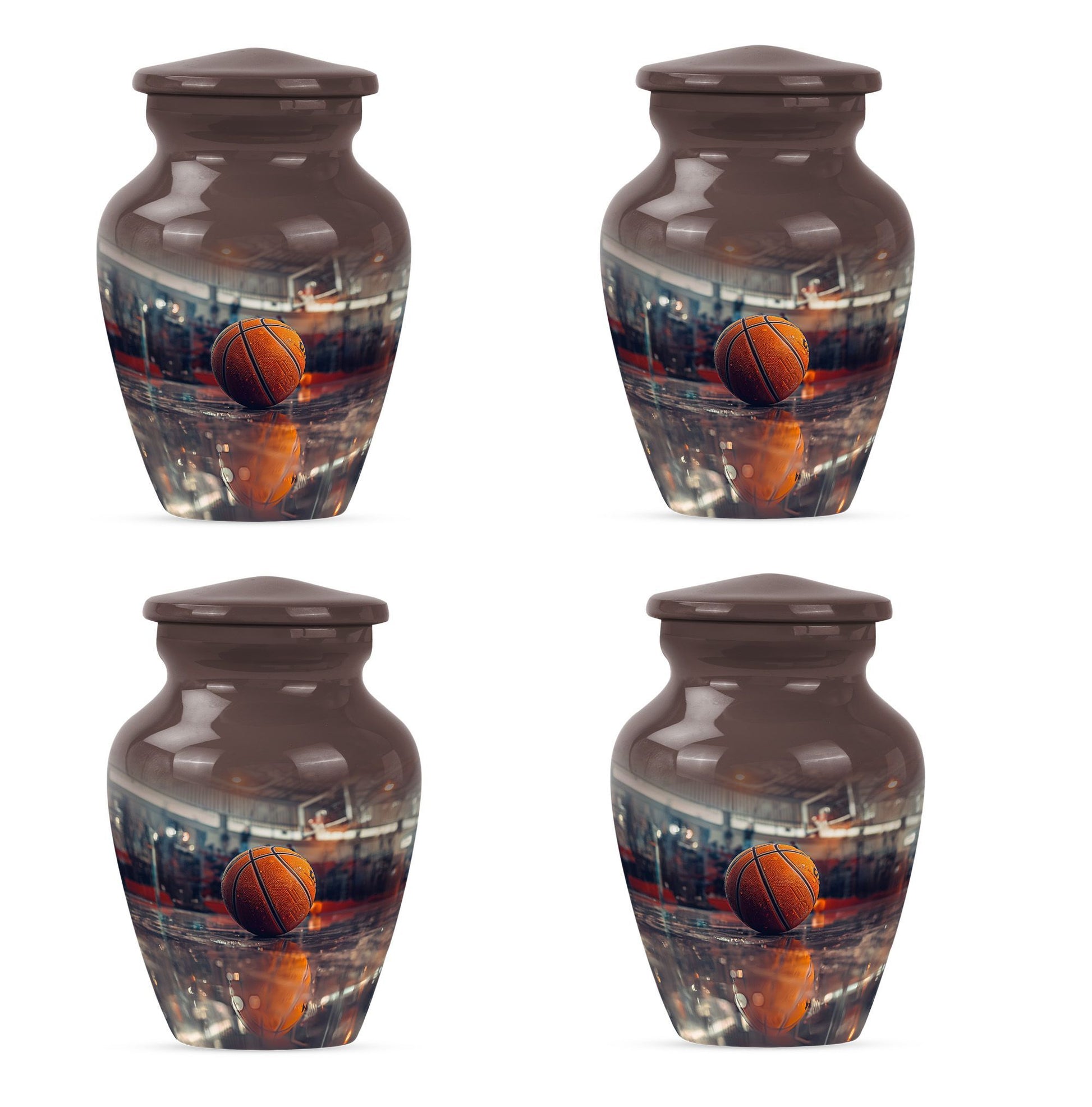 10-inch classic basketball urn for mom, 