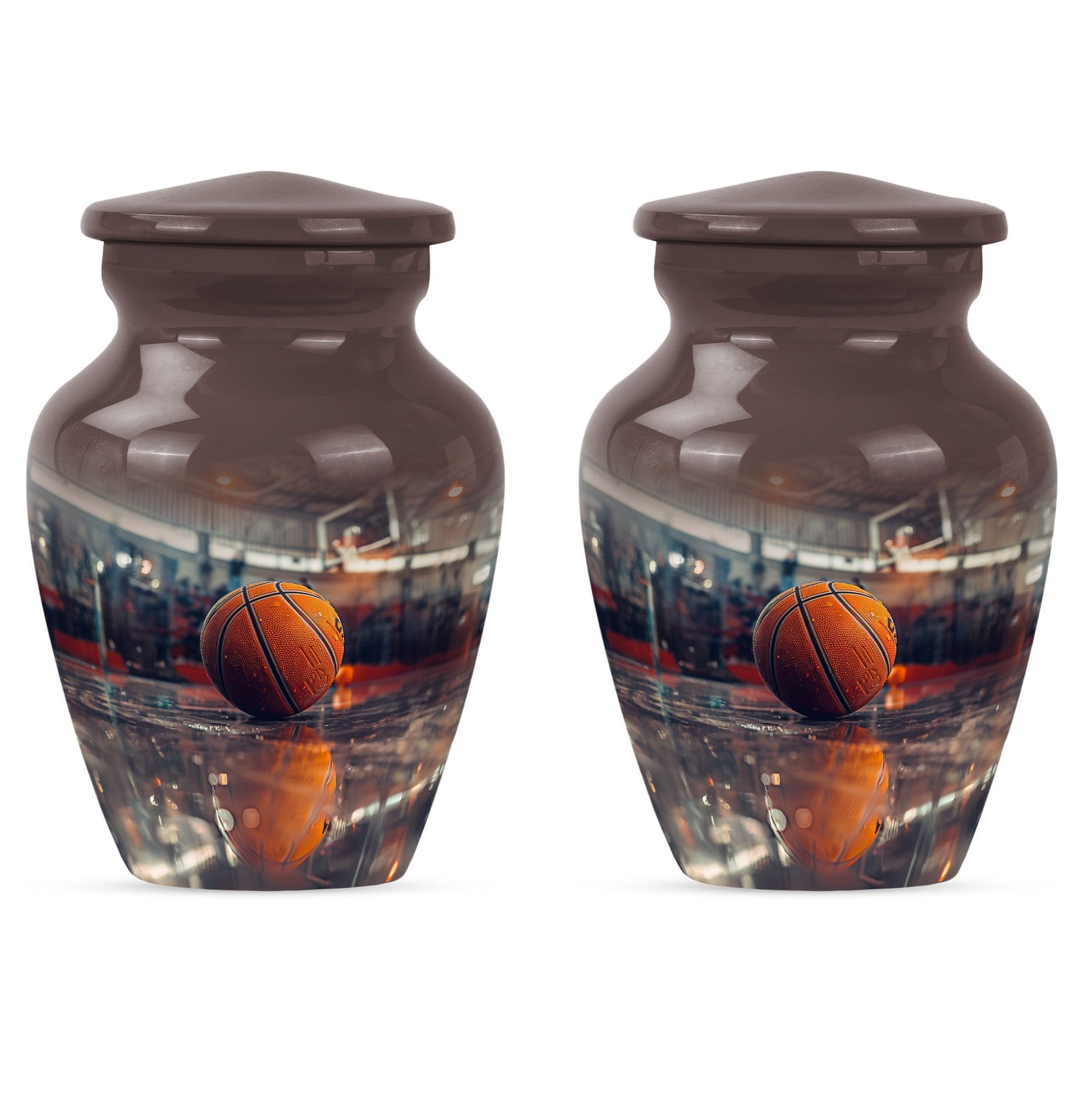 10-inch classic basketball urn for mom, 