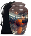 10-inch classic basketball urn for mom, 