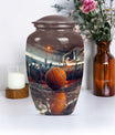 10-inch classic basketball urn for mom, 