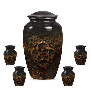 Large Urn with 4 Small Urn