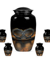 Classic 10-inch Catholic urn in abstract design 