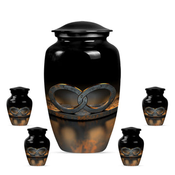 Large Urn with 4 Small Urn