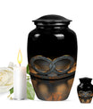 Classic 10-inch Catholic urn in abstract design 