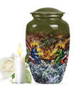 Catholic urn for funeral and memorial