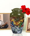 Catholic urn for funeral and memorial