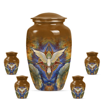 Large Urn with 4 Small Urn