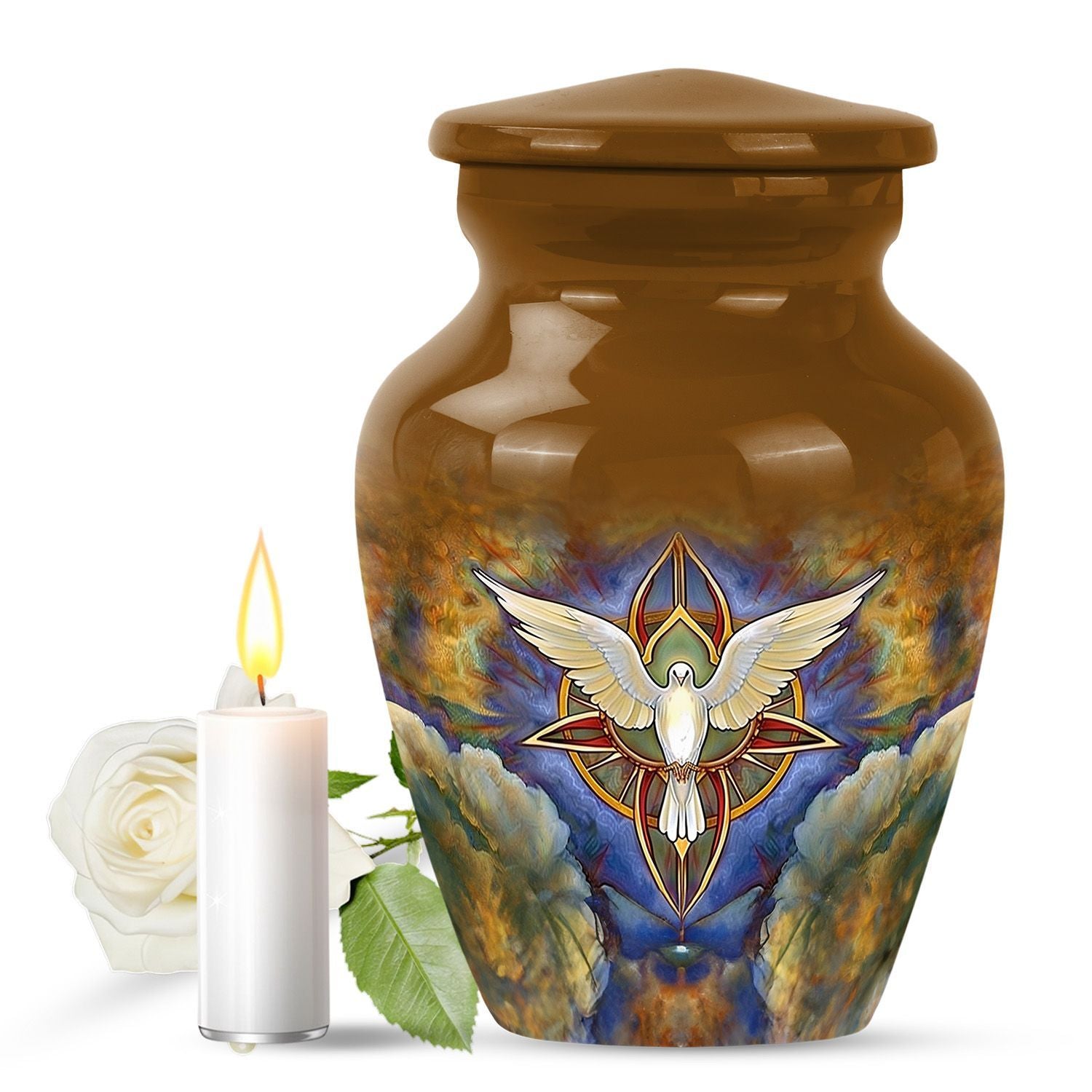 Catholic urn For Ashes.