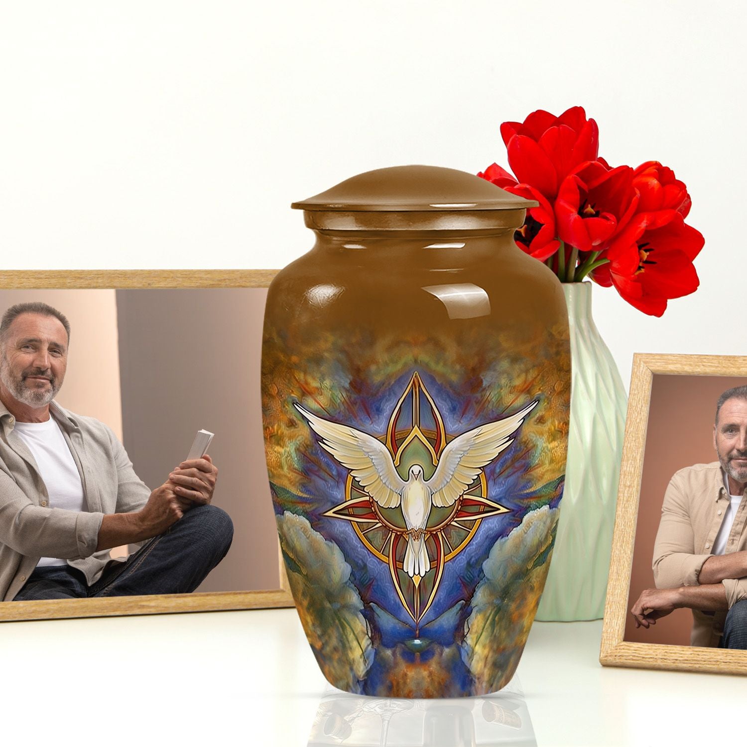 Catholic urn For Ashes.