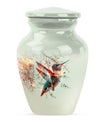 Classic 10 inch Aluminium Hummingbird Cremation Urn.