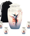 Humming Bird Keepsake For Ashes Funeral, Ashes Cremation Urn